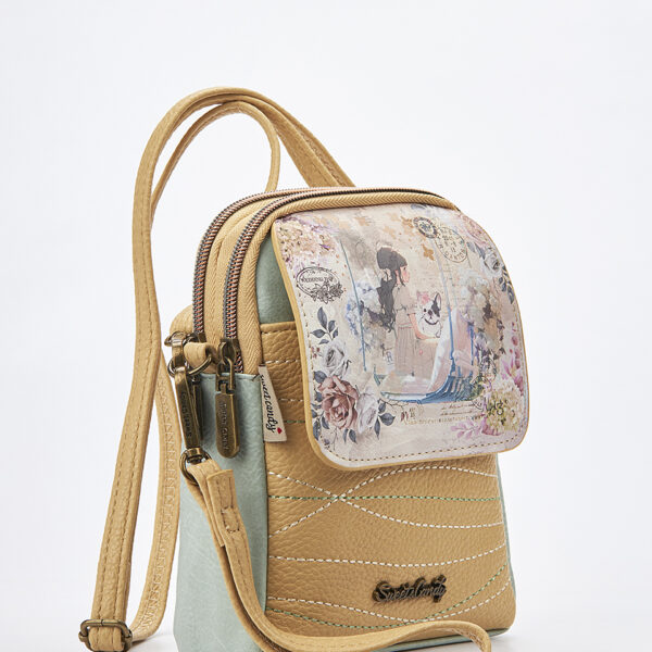 Sweet Candy Μικρή Τσάντα με Floral Vintage Pattern – Floral Whisper
