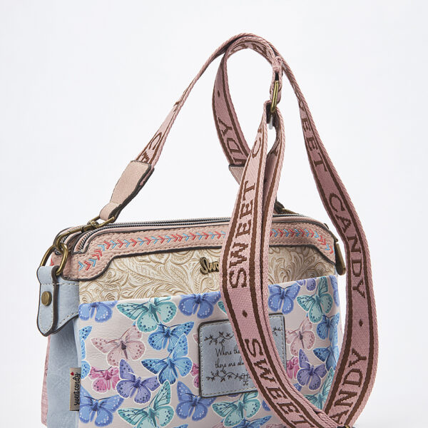 Sweet Candy Γυναικεία Τσάντα με Vintage Floral και Ρομαντική Αίσθηση – Floral Whisper