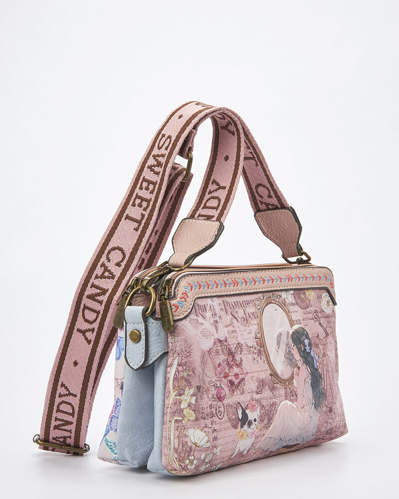 Sweet Candy Γυναικεία Τσάντα με Vintage Floral και Ρομαντική Αίσθηση – Floral Whisper - Image 2