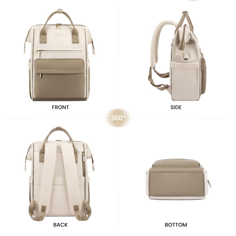 Σακίδιο Επαγγελματικό Γυναικείο Lovevook 15,6'' MB2020 beige/khaki - Image 5