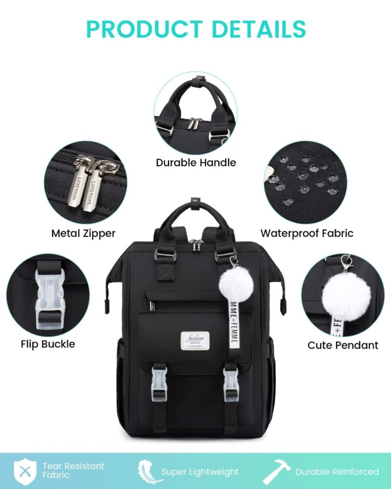 Γυναικείο Σακίδιο Επαγγελματικό Lovevook 15,6'' MB2119 black - Image 6