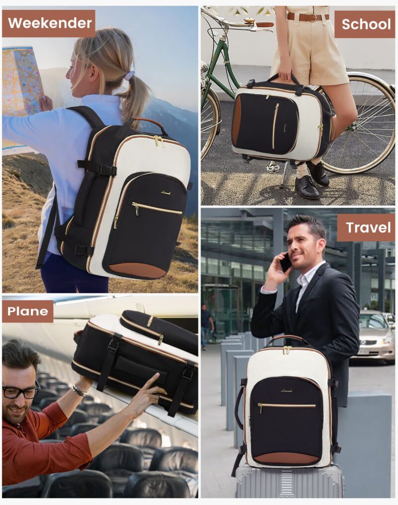 Σακίδιο πλάτης καμπίνας 40L 17,3" MB2141 black/white - Image 2