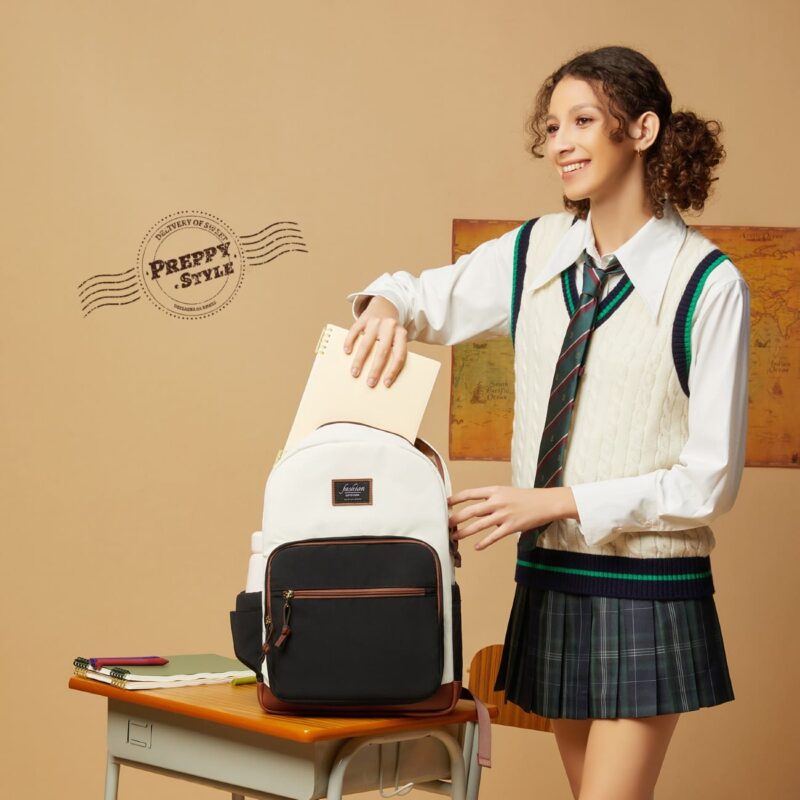 Γυναικείο Σακίδιο Για Laptop Lovevook 15,6'' MB3222 beige/black - Image 3