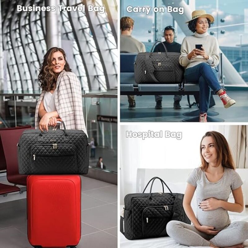 Σετ Σάκος ταξιδιού νεσεσέρ τσάντα 40 L Lovevook UB2019 black - Image 2