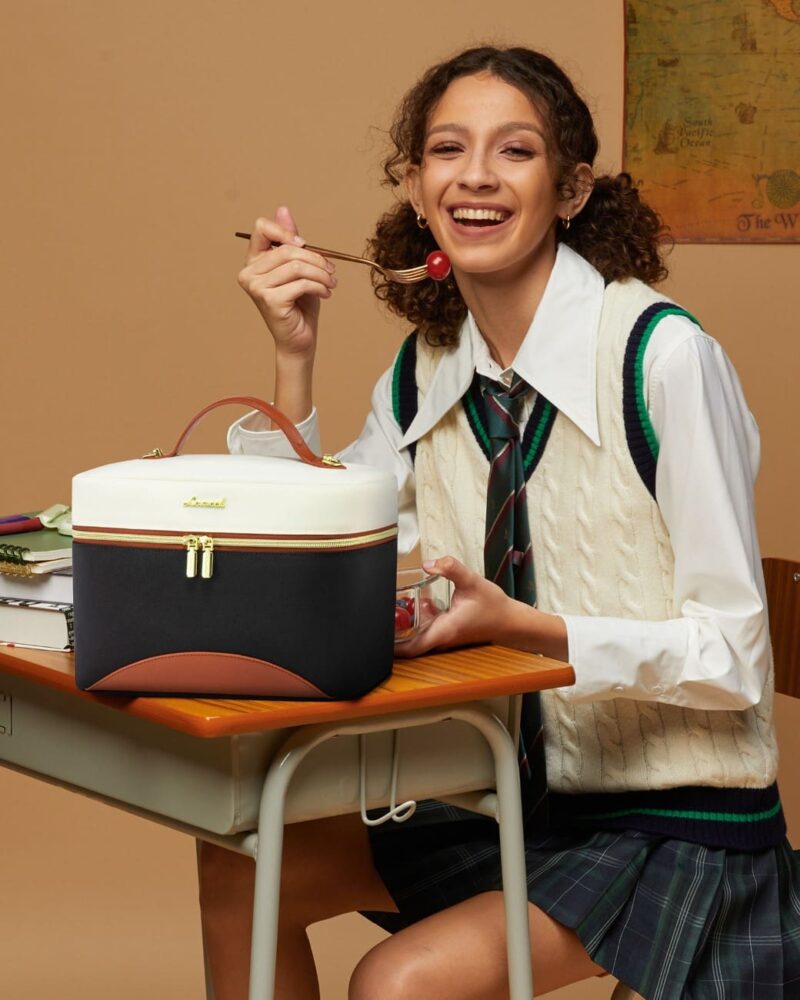 Lunch Bag Ισοθερμική τσάντα Lovevook UB3225 beige/black - Image 2
