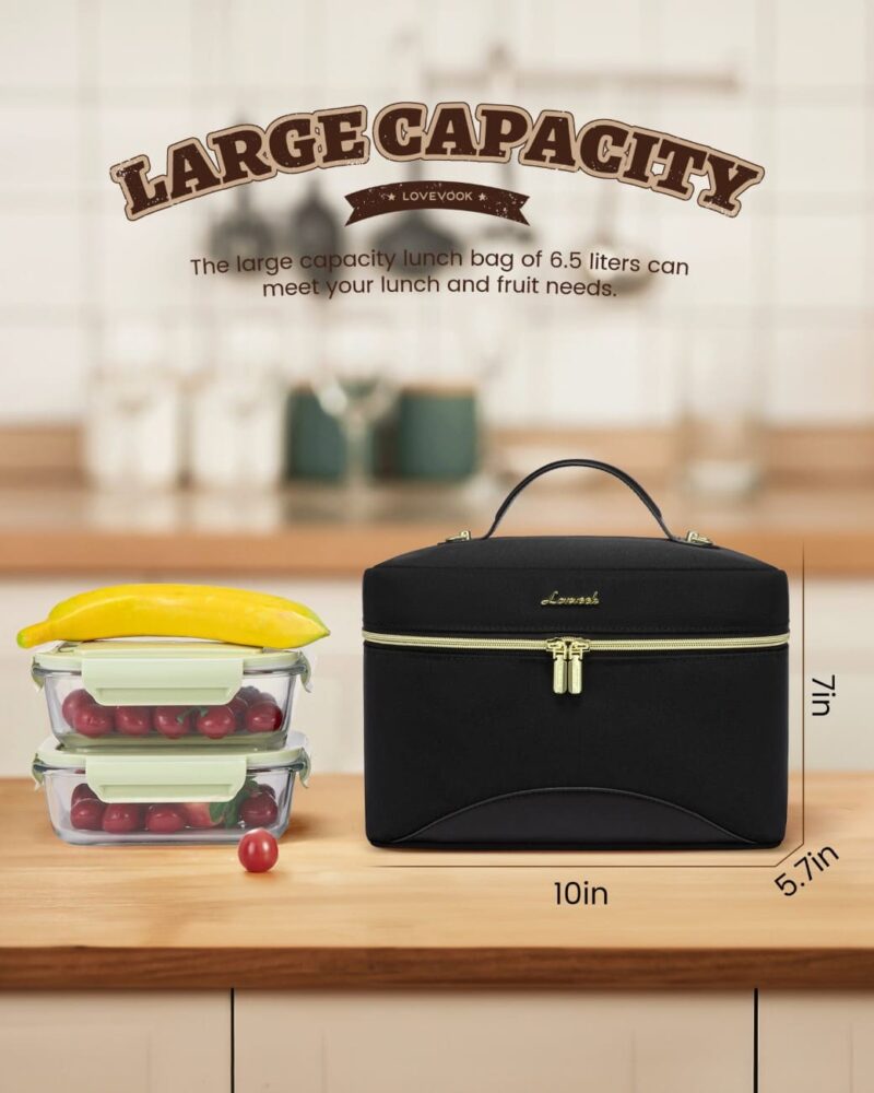 Lunch Bag Ισοθερμική τσάντα Lovevook UB3225 black - Image 3