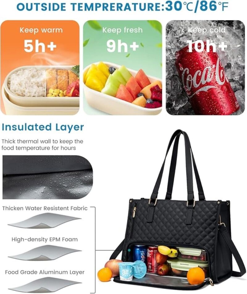 Γυναικεία Τσάντα Φαγητού & Laptop Lovevook 15,6'' WB2033 black - Image 6