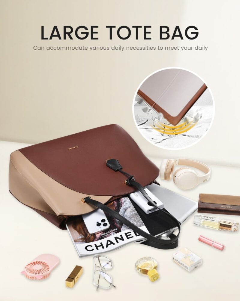 Γυναικεία Τσάντα ώμου Lovevook 15,6” WB3290 beige/brown - Image 6