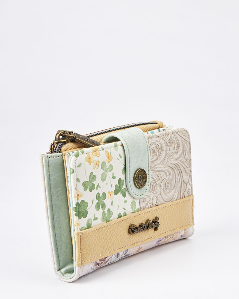 Sweet Candy Γυναικείο Πορτοφόλι με Vintage Floral Σχέδιο – Floral Whisper - Image 4