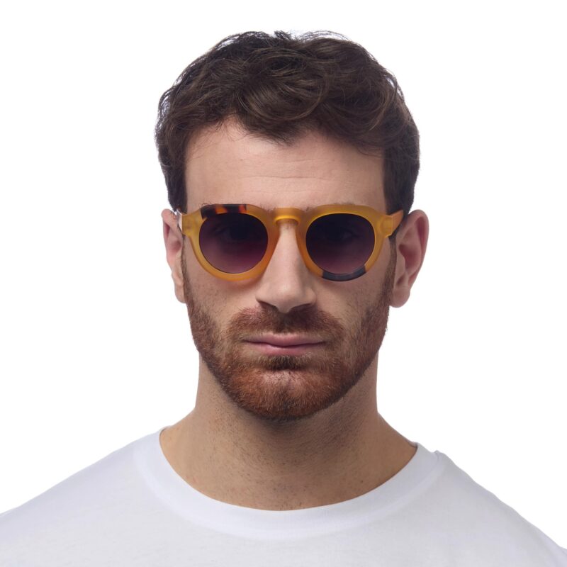 Okkia γυαλιά ηλίου Zeno Round Yellow - Image 3