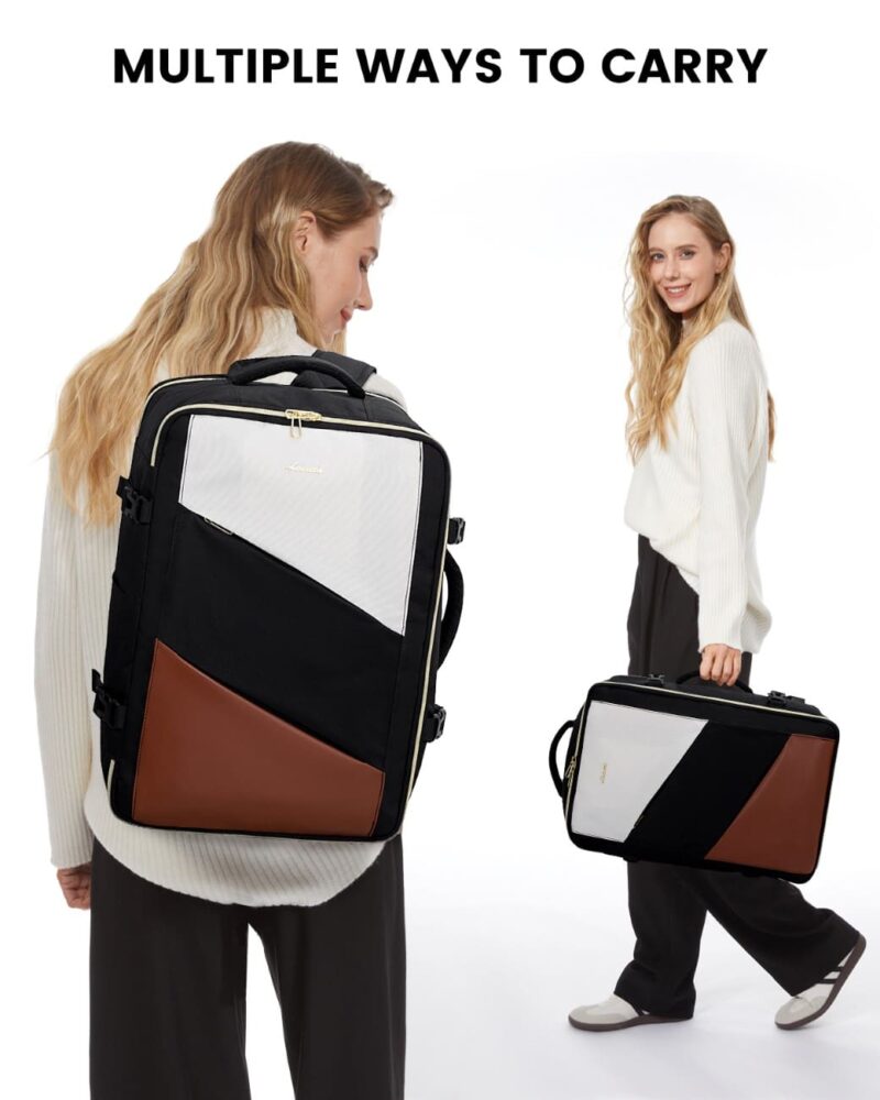 Σακίδιο καμπίνας 40L Carry on 17,3" UB2194 black/beige - Image 2