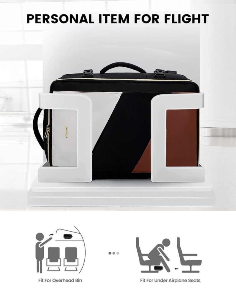 Σακίδιο καμπίνας 40L Carry on 17,3" UB2194 black/beige - Image 3