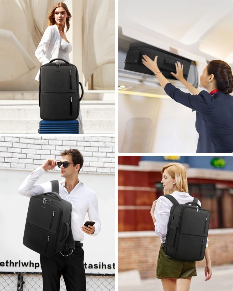 Σακίδιο Πλάτης Καμπίνας 40L με USB 17,3" MB1975 black - Image 2