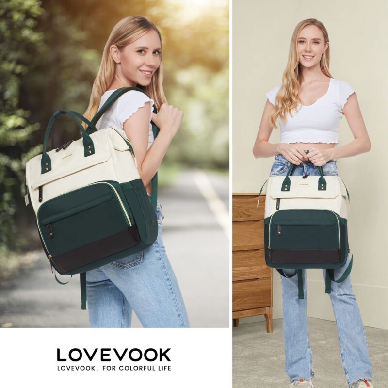 Γυναικείο Σακίδιο Φορητού Υπολογιστή Lovevook 15,6'' MB2046 green/beige - Image 2