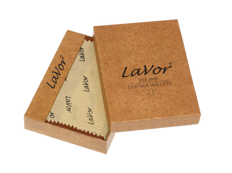 LaVor 1-3836 Ανδρικό Δερμάτινο Πορτοφόλι με RFID Καφε - Image 4