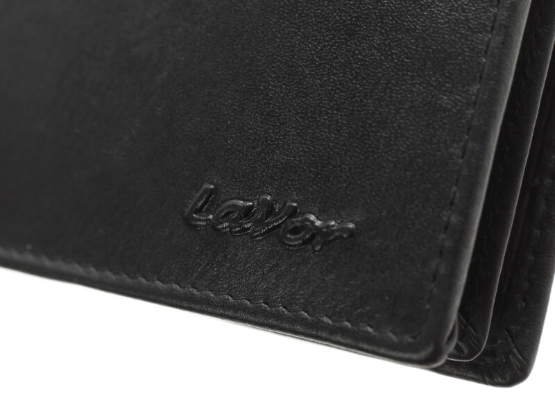 LaVor 1-3832 Ανδρικό Δερμάτινο Πορτοφόλι με RFID Μαυρο - Image 3