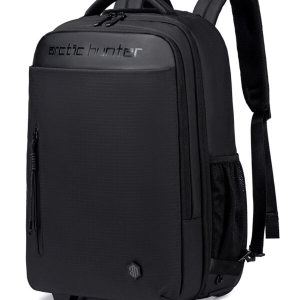 ARCTIC HUNTER τσάντα ταξιδίου LG1500165 με θήκη laptop 15.6", τροχήλατη, 27L, μαύρη