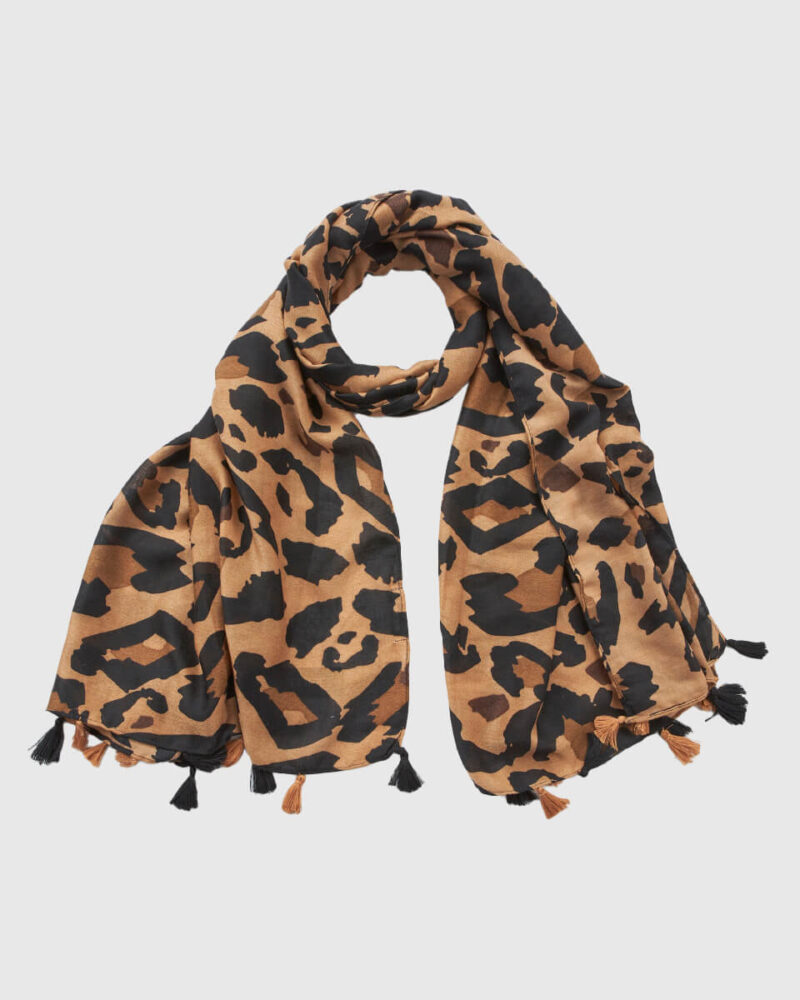 VERDE ΓΥΝΑΙΚΕΙΑ ΕΣΑΡΠΑ 03-0002537 ANIMAL PRINT ΜΠΕΖ