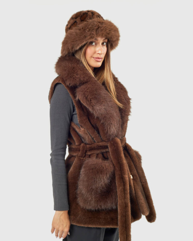 VERDE ΓΥΝΑΙΚΕΙΟ ΚΑΠΕΛΟ 05-0000847 ANIMAL PRINT ΚΑΦΕ