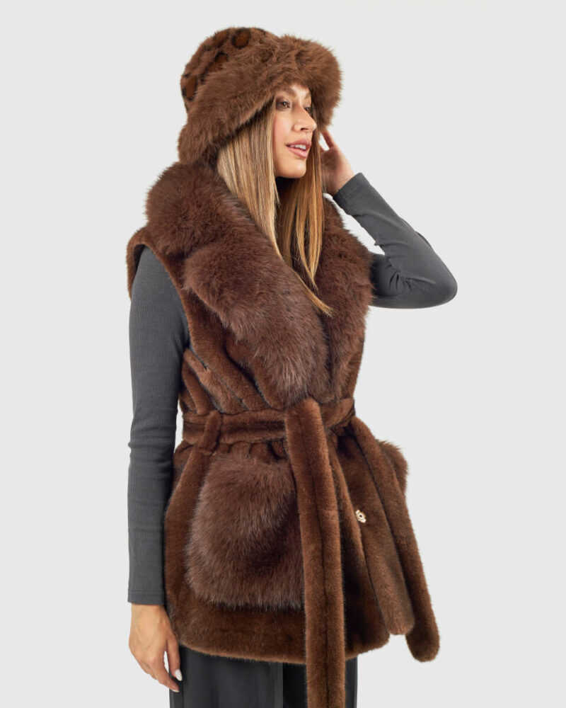 VERDE ΓΥΝΑΙΚΕΙΟ ΚΑΠΕΛΟ 05-0000847 ANIMAL PRINT ΚΑΦΕ - Image 2