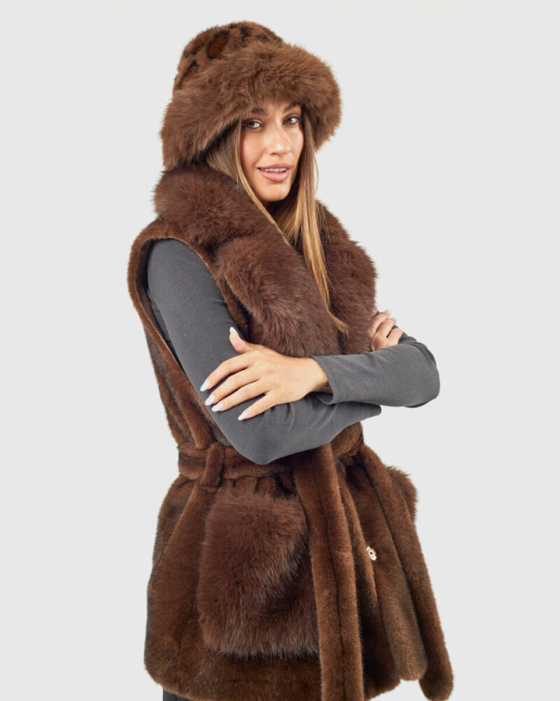VERDE ΓΥΝΑΙΚΕΙΟ ΚΑΠΕΛΟ 05-0000847 ANIMAL PRINT ΚΑΦΕ - Image 3