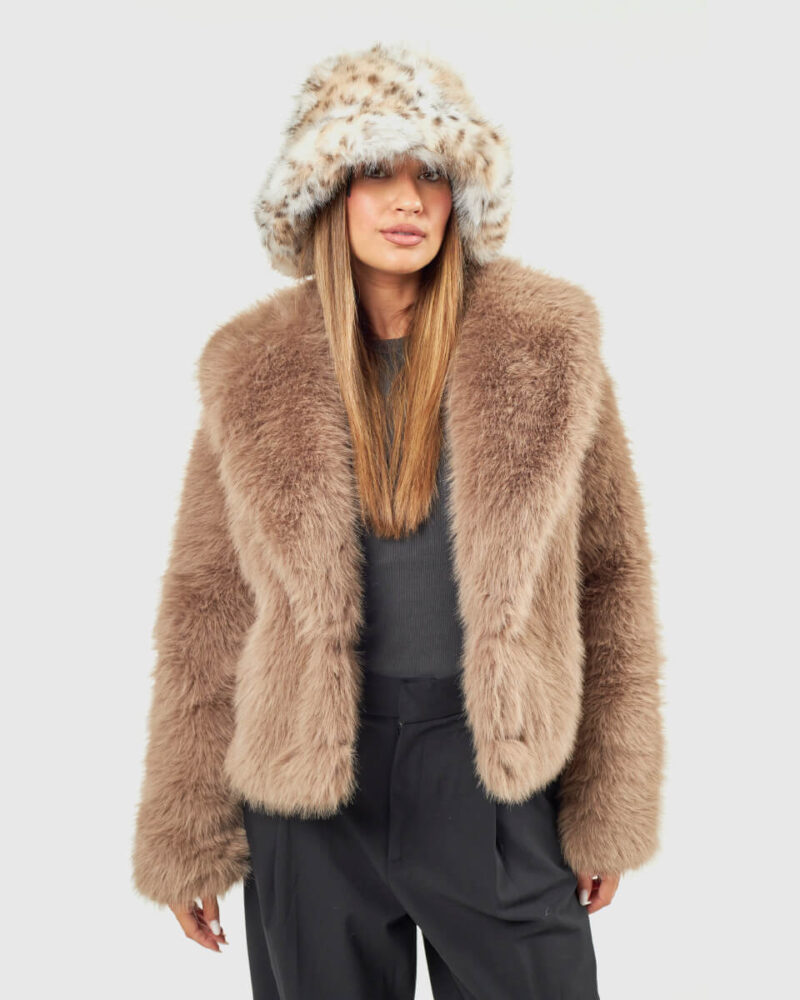 VERDE ΓΥΝΑΙΚΕΙΟ ΚΑΠΕΛΟ 05-0000848 ANIMAL PRINT ΜΠΕΖ