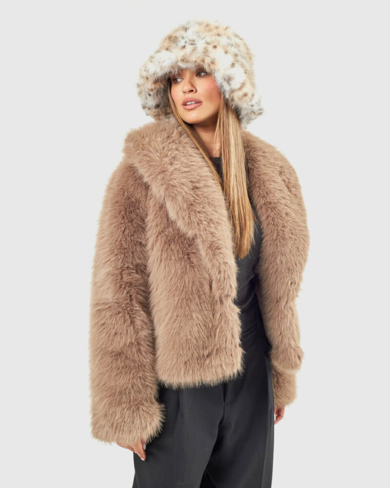 VERDE ΓΥΝΑΙΚΕΙΟ ΚΑΠΕΛΟ 05-0000848 ANIMAL PRINT ΜΠΕΖ - Image 2