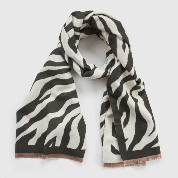 VERDE ΓΥΝΑΙΚΕΙΟ ΚΑΣΚΟΛ 06-0001350 ANIMAL PRINT ΜΑΥΡΟ