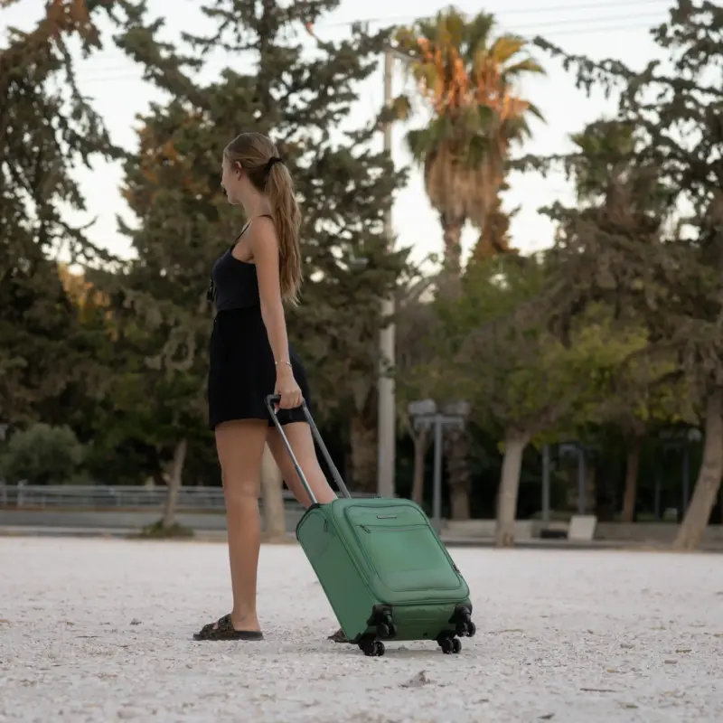 Βαλίτσα Υφασμάτινη καμπίνας Newcom N1510/50 green - Image 2