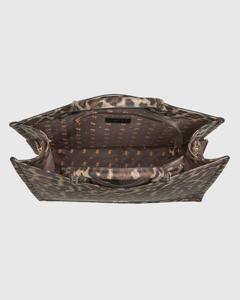 VERDE ΓΥΝΑΙΚΕΙΑ ΤΣΑΝΤΑ ΧΕΙΡΟΣ 16-0008183 ANIMAL PRINT ΚΑΦΕ - Image 4