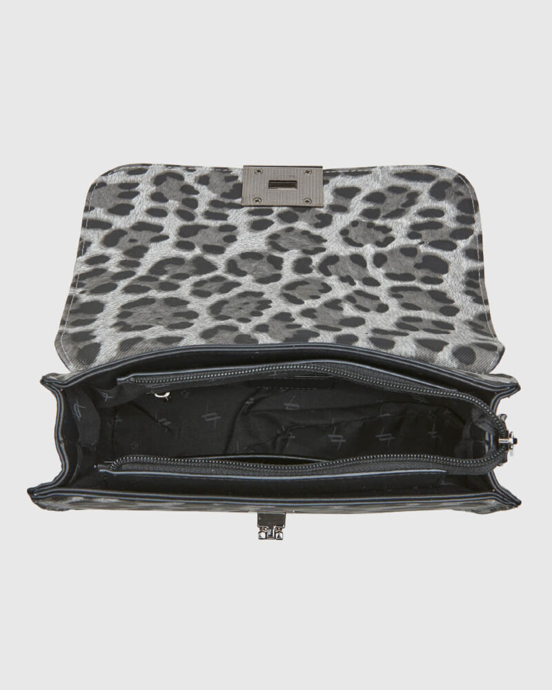 VERDE ΓΥΝΑΙΚΕΙΑ ΤΣΑΝΤΑ ΧΙΑΣΤΙ 16-0008184 ANIMAL PRINT ΜΑΥΡΟ - Image 4