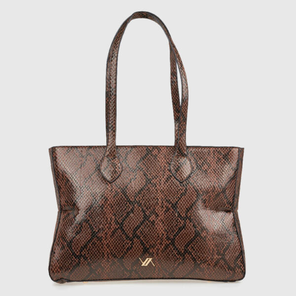 VERDE ΓΥΝΑΙΚΕΙΑ ΤΣΑΝΤΑ ΩΜΟΥ 16-0008239 ANIMAL PRINT ΚΑΦΕ