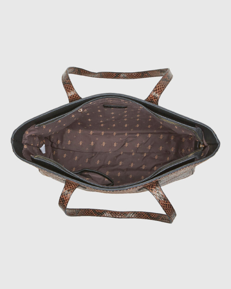 VERDE ΓΥΝΑΙΚΕΙΑ ΤΣΑΝΤΑ ΩΜΟΥ 16-0008239 ANIMAL PRINT ΚΑΦΕ - Image 2