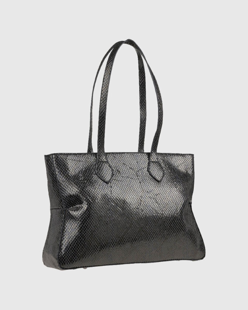 VERDE ΓΥΝΑΙΚΕΙΑ ΤΣΑΝΤΑ ΩΜΟΥ 16-0008239 ANIMAL PRINT ΜΑΥΡΟ - Image 4