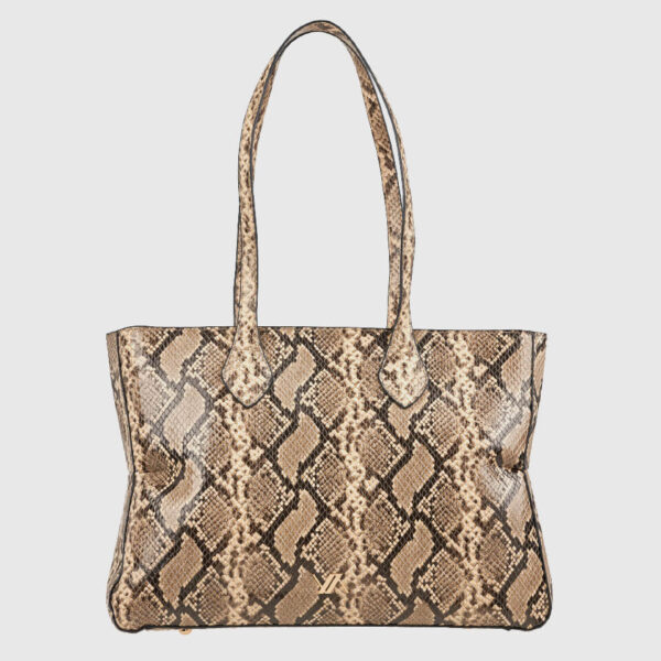 VERDE ΓΥΝΑΙΚΕΙΑ ΤΣΑΝΤΑ ΩΜΟΥ 16-0008239 ANIMAL PRINT ΜΠΕΖ