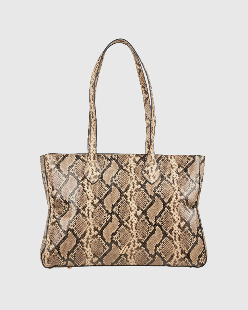 VERDE ΓΥΝΑΙΚΕΙΑ ΤΣΑΝΤΑ ΩΜΟΥ 16-0008239 ANIMAL PRINT ΜΠΕΖ