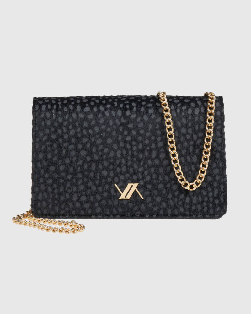 VERDE ΓΥΝΑΙΚΕΙΑ ΤΣΑΝΤΑ ΧΙΑΣΤΙ 16-0008263 ANIMAL PRINT ΜΑΥΡΟ