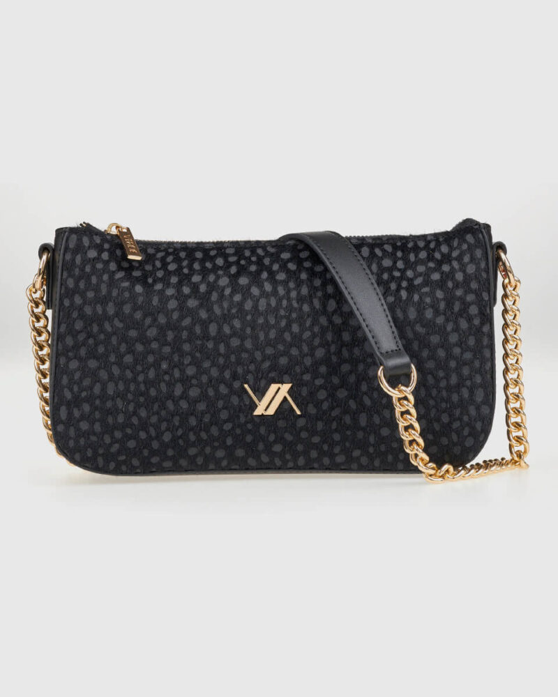 VERDE ΓΥΝΑΙΚΕΙΑ ΤΣΑΝΤΑ ΧΙΑΣΤΙ 16-0008264 ANIMAL PRINT ΜΑΥΡΟ