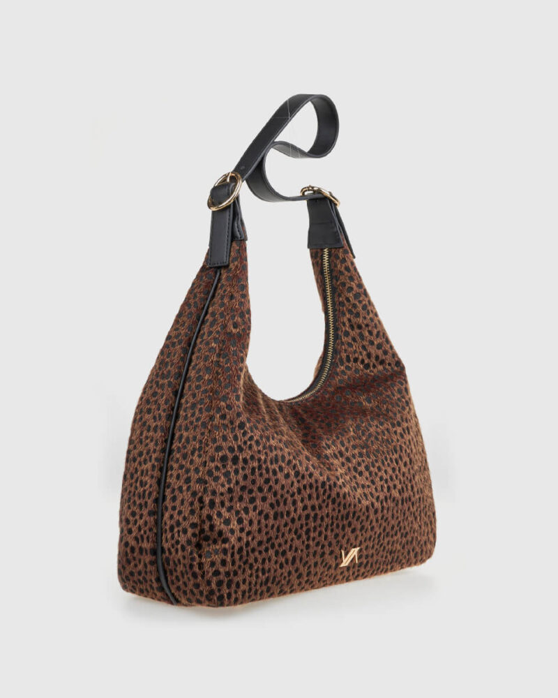 VERDE ΓΥΝΑΙΚΕΙΑ ΤΣΑΝΤΑ ΩΜΟΥ 16-0008265 ANIMAL PRINT ΚΑΦΕ - Image 2