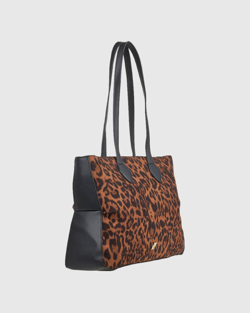 VERDE ΓΥΝΑΙΚΕΙΑ ΤΣΑΝΤΑ ΩΜΟΥ 16-0008297  ANIMAL PRINT ΚΑΦΕ - Image 2
