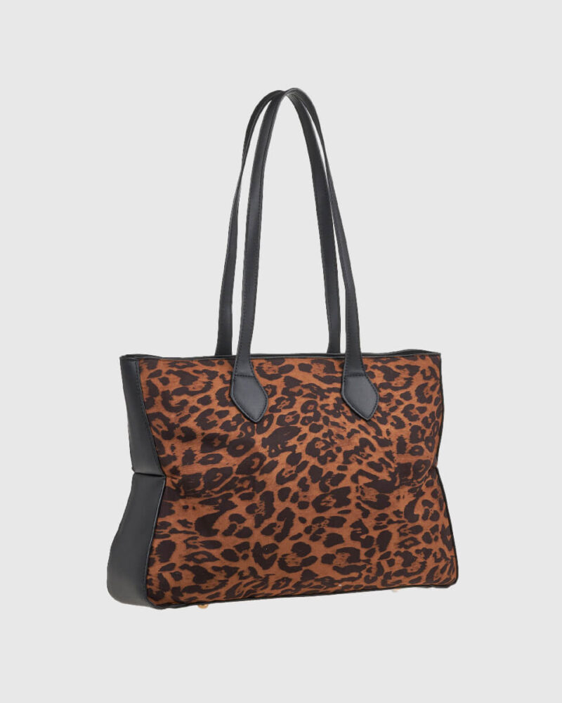 VERDE ΓΥΝΑΙΚΕΙΑ ΤΣΑΝΤΑ ΩΜΟΥ 16-0008297  ANIMAL PRINT ΚΑΦΕ - Image 3