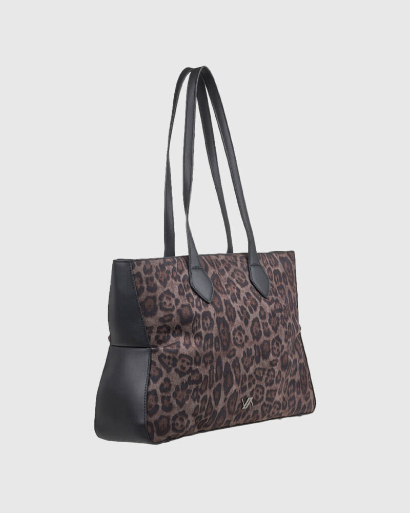 VERDE ΓΥΝΑΙΚΕΙΑ ΤΣΑΝΤΑ ΩΜΟΥ 16-0008297  ANIMAL PRINT ΜΑΥΡΟ - Image 2