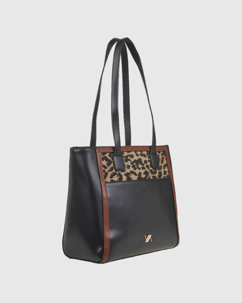 VERDE ΓΥΝΑΙΚΕΙΑ ΤΣΑΝΤΑ ΩΜΟΥ 16-0008309  ANIMAL PRINT ΚΑΦΕ - Image 4