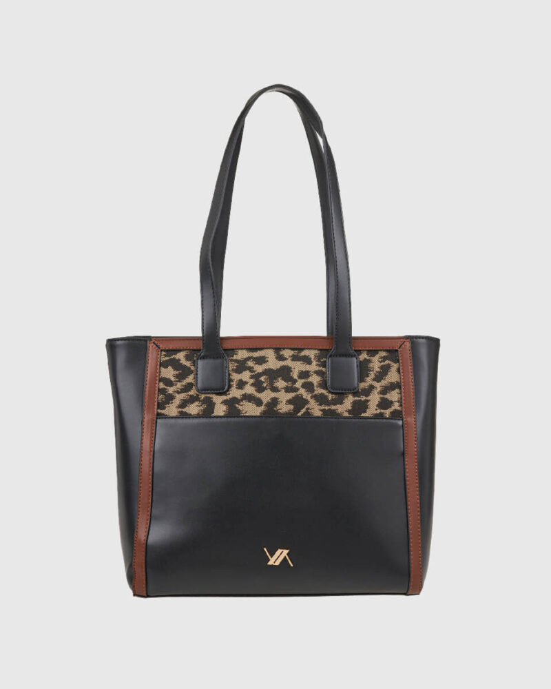 VERDE ΓΥΝΑΙΚΕΙΑ ΤΣΑΝΤΑ ΩΜΟΥ 16-0008309  ANIMAL PRINT ΚΑΦΕ - Image 5