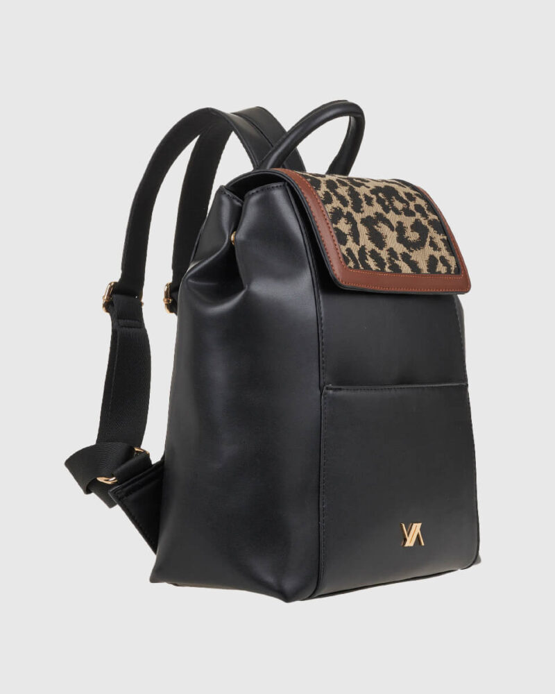 VERDE ΓΥΝΑΙΚΕΙΟ ΣΑΚΙΔΙΟ ΠΛΑΤΗΣ 16-0008311  ANIMAL PRINT ΚΑΦΕ - Image 2