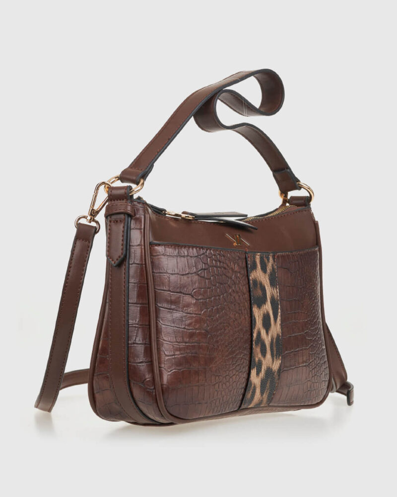 VERDE ΓΥΝΑΙΚΕΙΑ ΤΣΑΝΤΑ ΩΜΟΥ 16-0008318 ANIMAL PRINT ΚΑΦΕ - Image 2