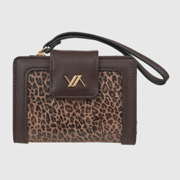 VERDE ΓΥΝΑΙΚΕΙΟ ΠΟΡΤΟΦΟΛΙ 18-0001547 ΑΣ ANIMAL PRINT ΚΑΦΕ