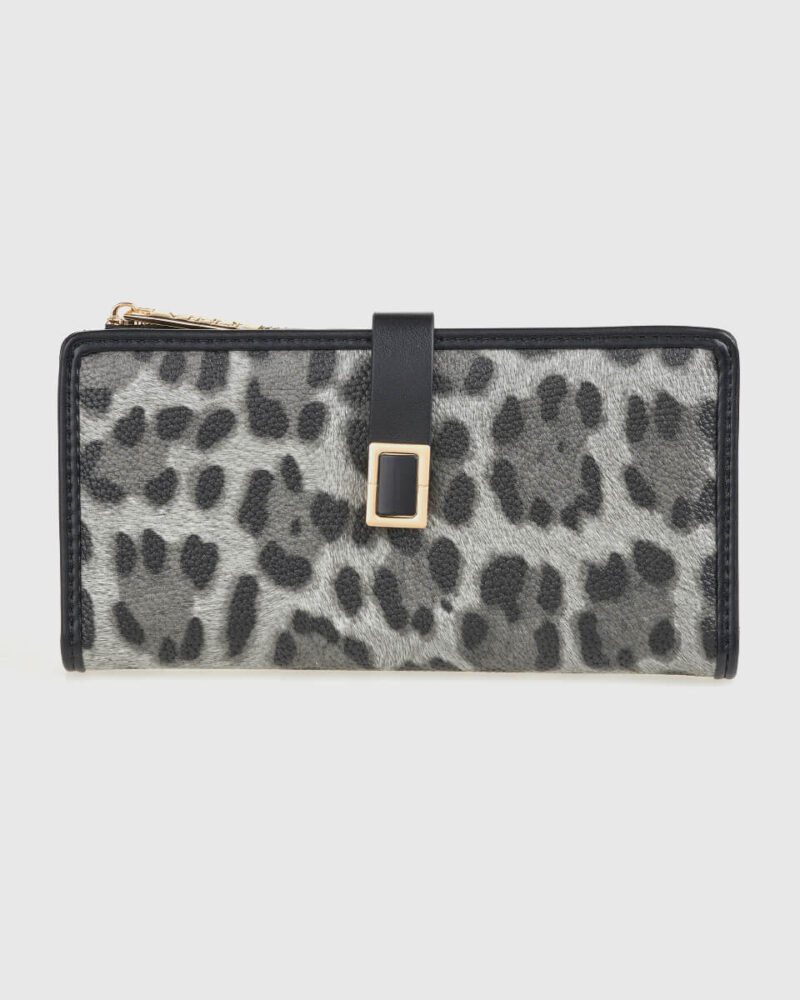 VERDE ΓΥΝΑΙΚΕΙΟ ΠΟΡΤΟΦΟΛΙ 18-0001559 ANIMAL PRINT ΜΑΥΡΟ