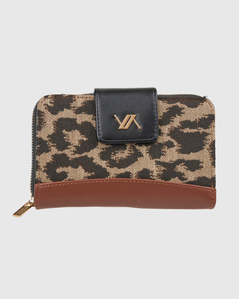 VERDE ΓΥΝΑΙΚΕΙΟ ΠΟΡΤΟΦΟΛΙ 18-0001572 ANIMAL PRINT ΚΑΦΕ