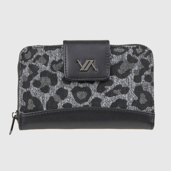 VERDE ΓΥΝΑΙΚΕΙΟ ΠΟΡΤΟΦΟΛΙ 18-0001572 ANIMAL PRINT ΜΑΥΡΟ